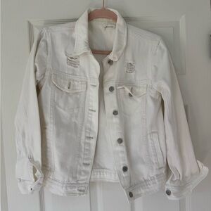 Madison Cream Denim Jacket